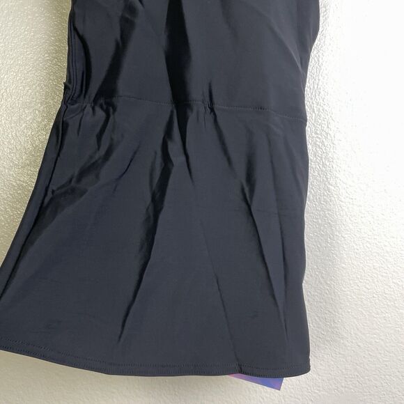 GC2B Lux Tank Medium Black Binder Top Trans Compression Stretch NWOT - Picture 4 of 5
